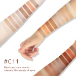 پالت سایه چشم ۹ رنگ کتکین شماره C11 (کاپوچینو) - تصویر 9