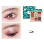 پالت سایه چشم 9 رنگ کتکین مدل اسپرینگ بلوم شماره C01 - تصویر 3